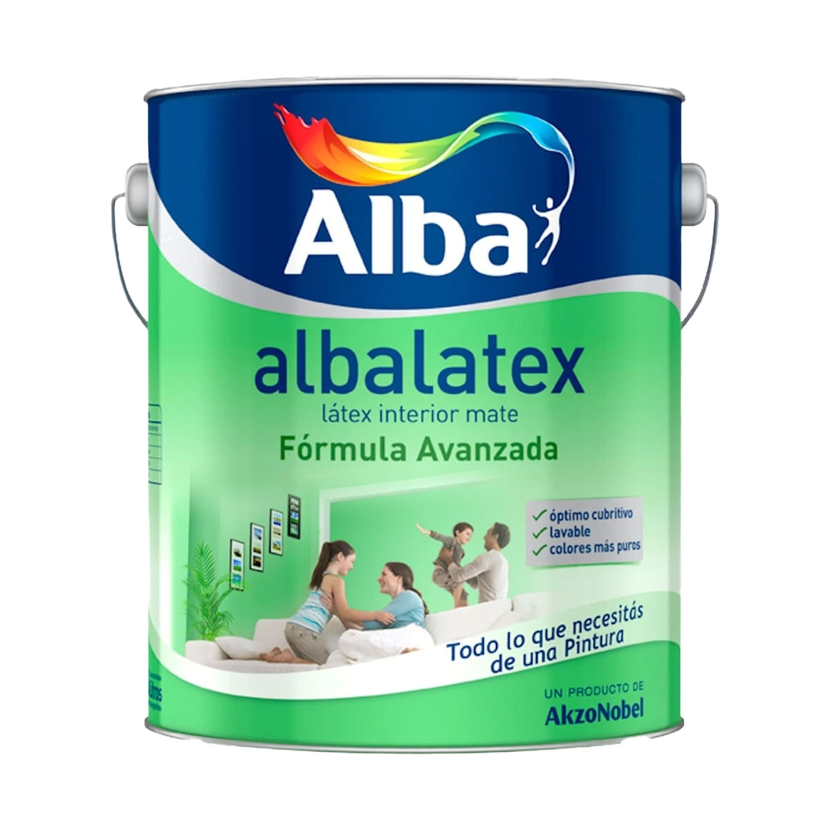 Albalatex Pintura Latex Interior Mate 4 Lt - Rex