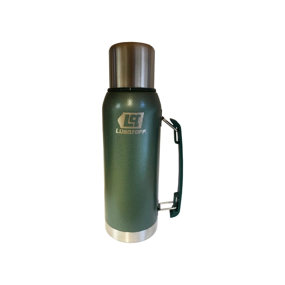 Termo Acero Inox 1 L Lusqtoff Verde Militar Frio Calor - Rex