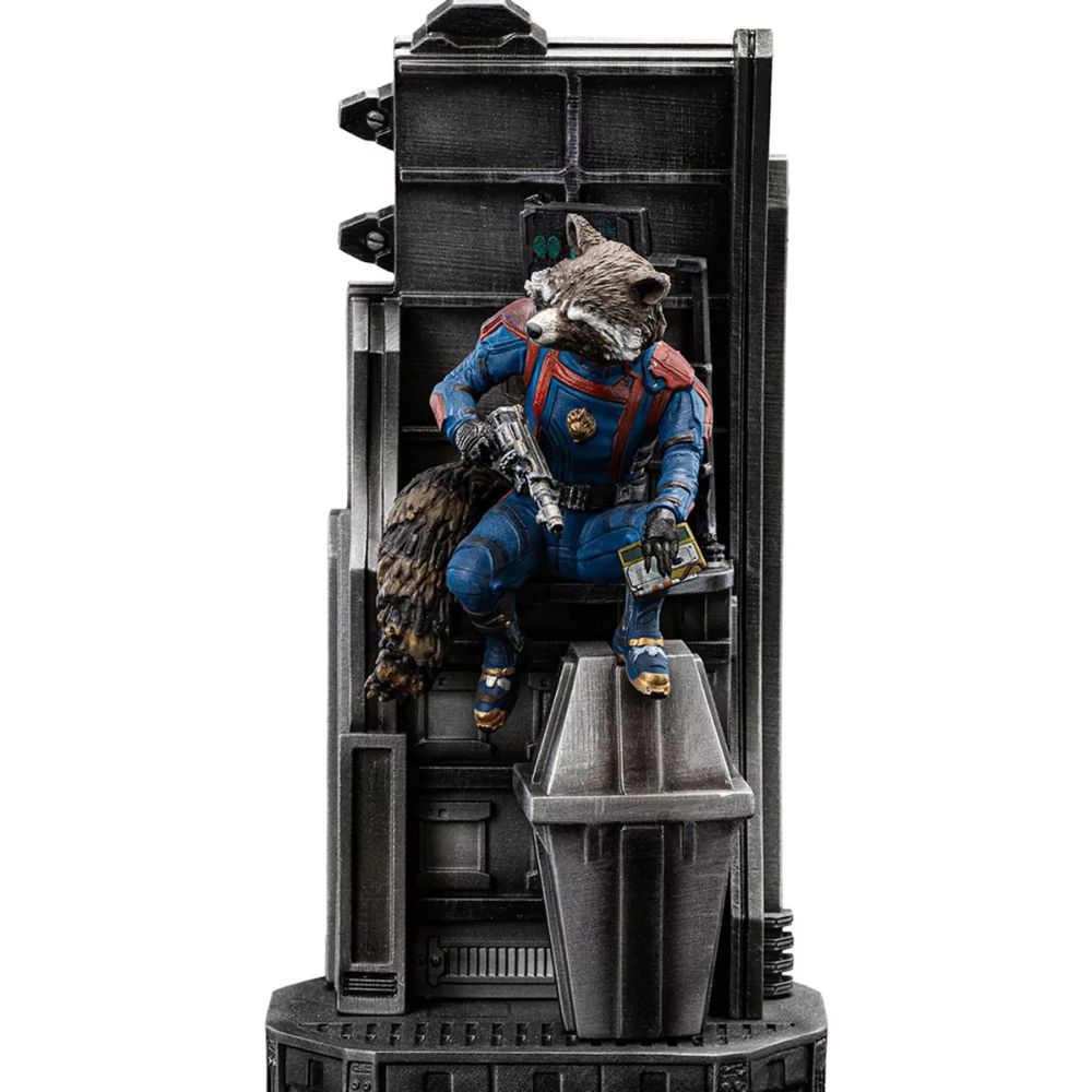 Figura Escala 1/10 Rocket Raccoon 93823-10 Iron Studios