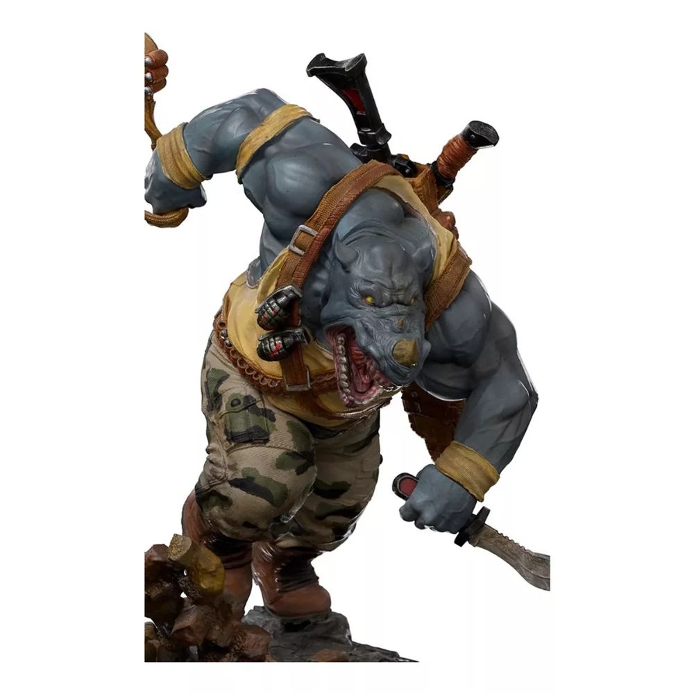 Figura Bds Escala 1/10 Rocksteady Tmnt 81023 Iron Studios