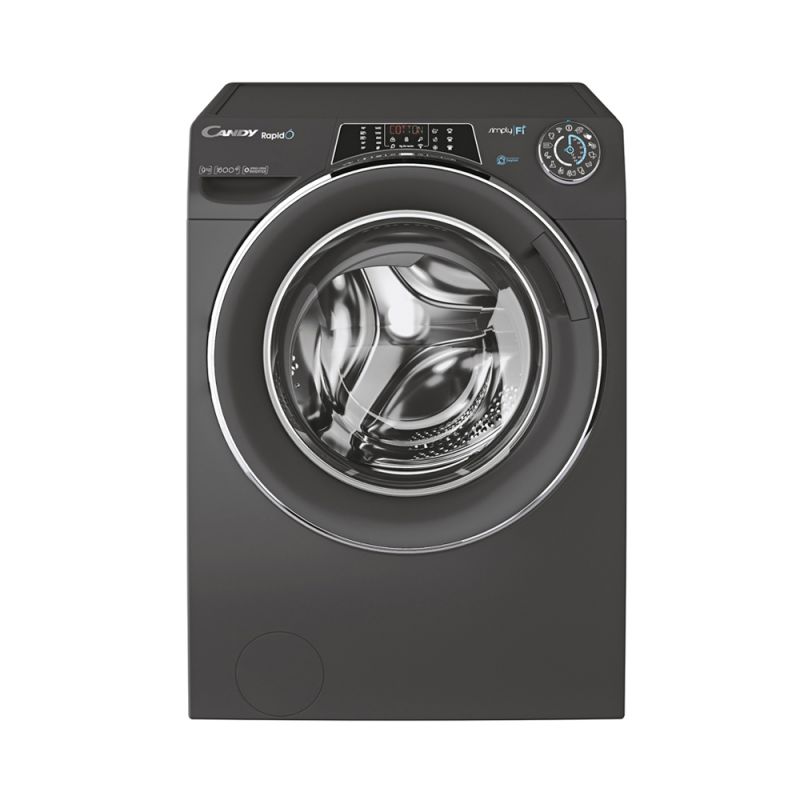 Lavarropas Candy Carga Frontal 9kg Inverter Inox