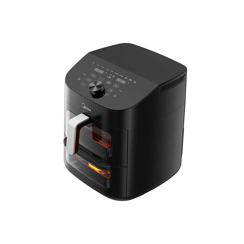 Air Fryer Midea 11l 2 Zonas Digital Negra Smart
