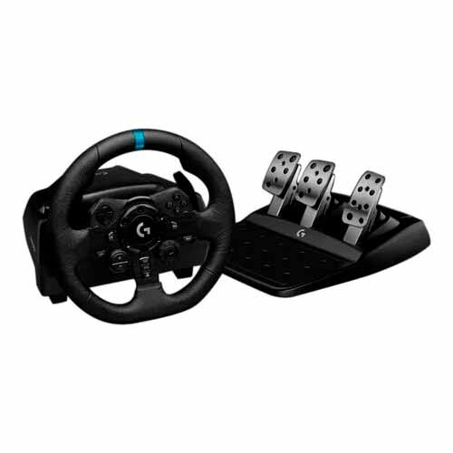 VOLANTE Y PEDALES DE SIMULACIÓN DE CARRERAS LOGITECH G923 TRUEFORCE PARA XBOX, PLAYSTATION Y PC