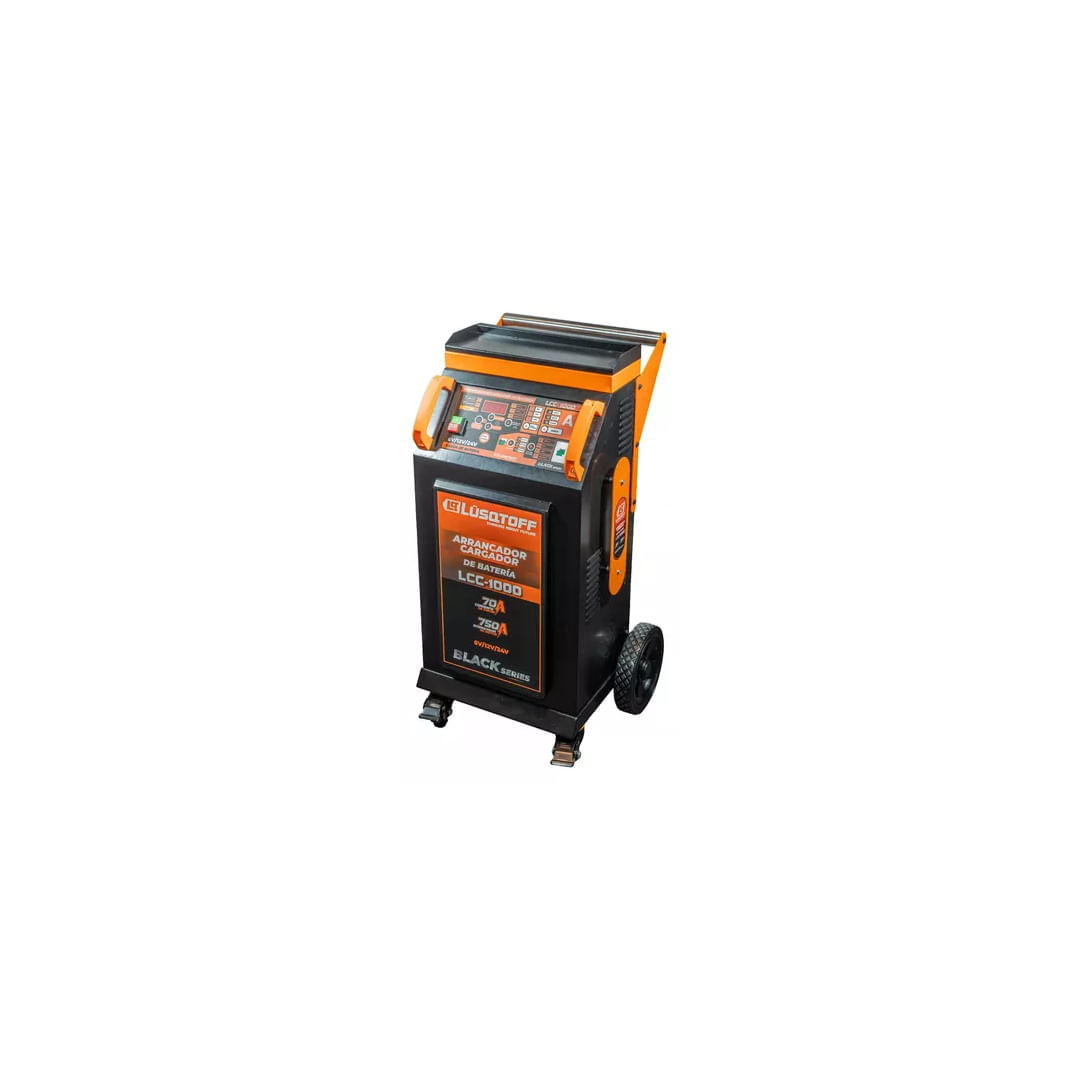 Cargador Arrancador De Bateria Con Ruedas Lusqtoff Lcc-1000