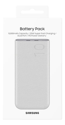 Samsung Power Bank 25w 10000mah Carga Rápida Type C Beige