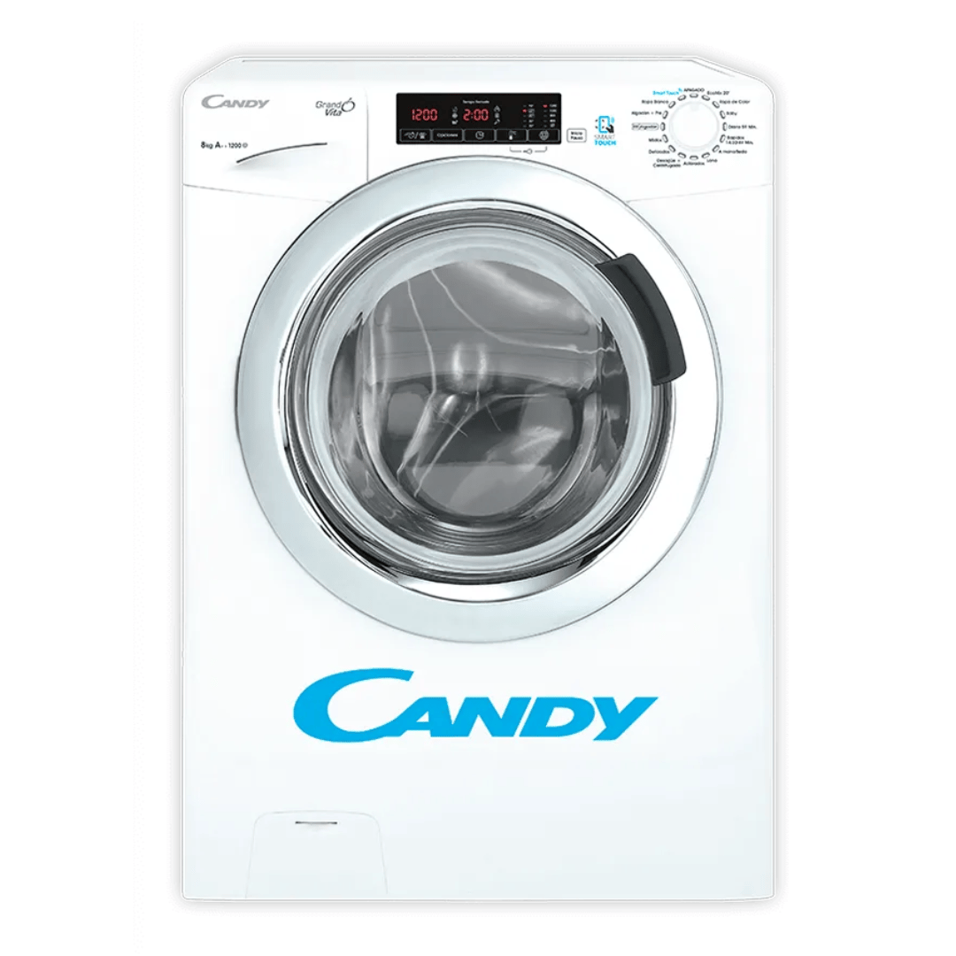 Lavarropas Candy  Smart Carga frontal GrandO Vita 8Kg - GVS128T