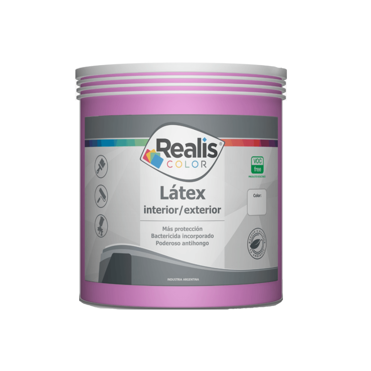 Latex interior exterior negro angola 1 L