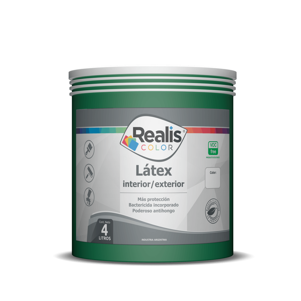 Latex interior exterior verde irlanda 1 L