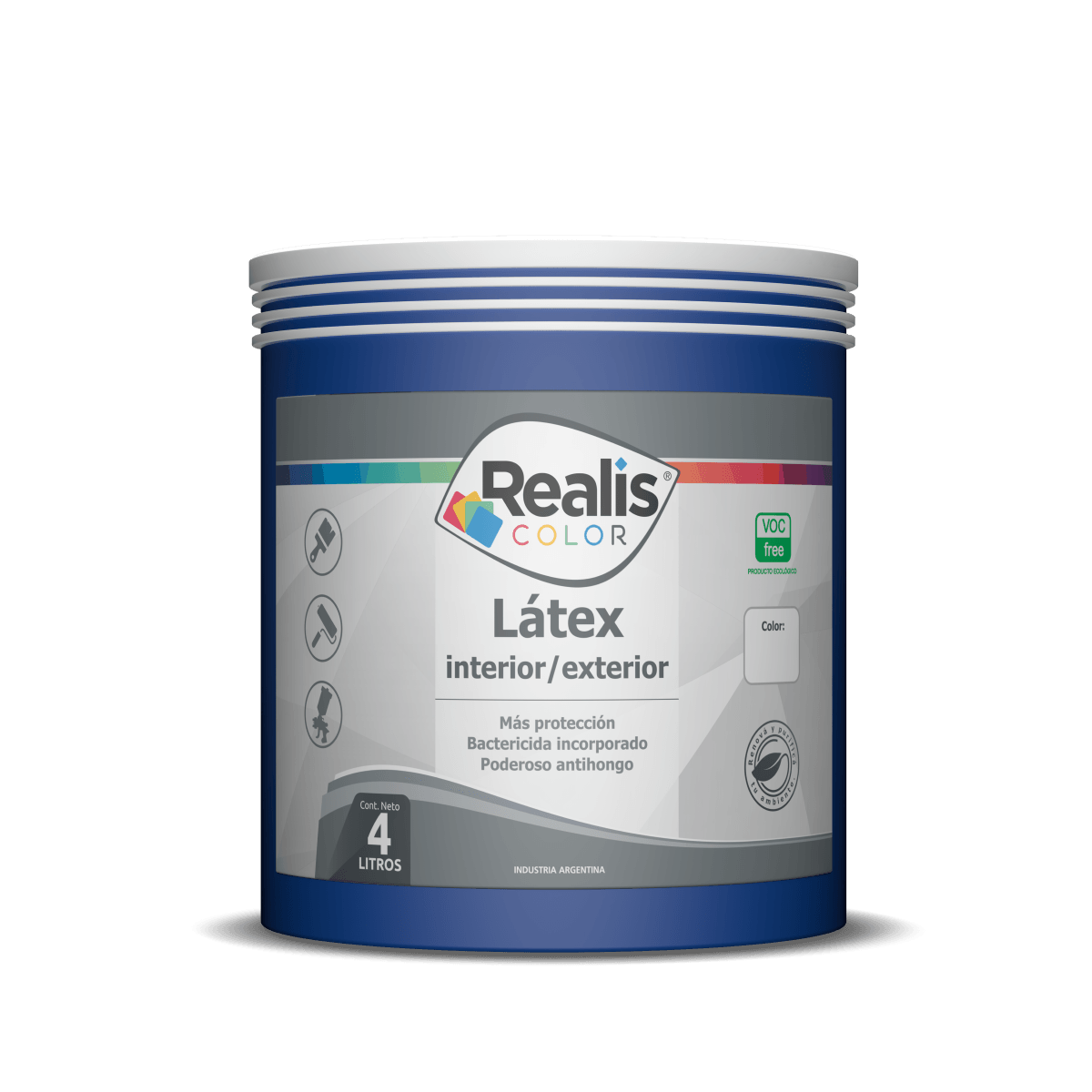 Latex interior exterior azul calafate 1 L