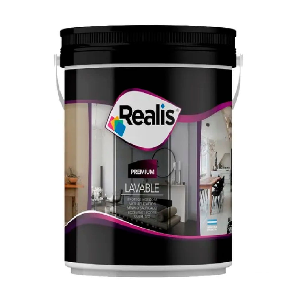 Latex lavable interior satinado blanco 1 l