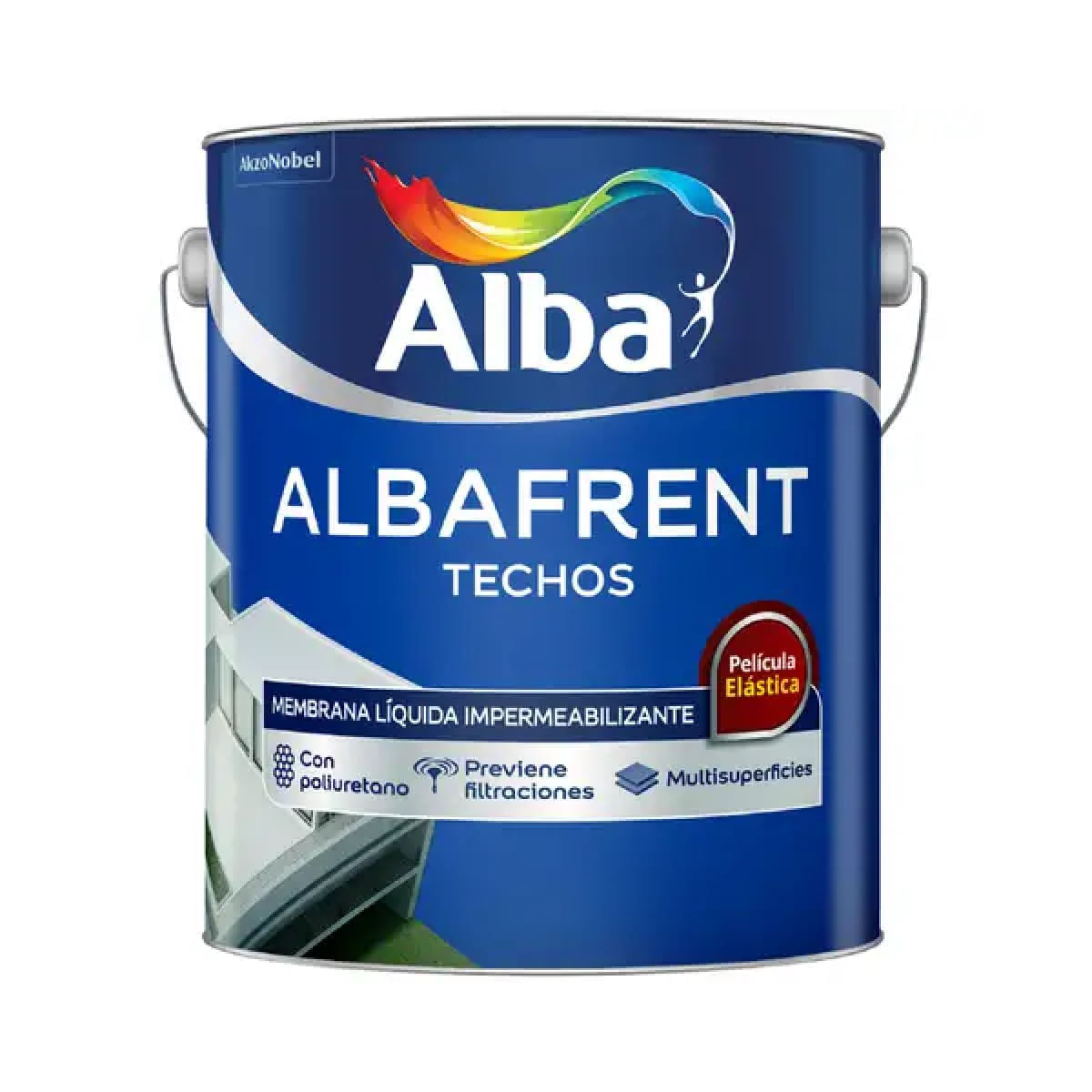 Albafrent Techos impermeabilizante blanco satinado 10 kg