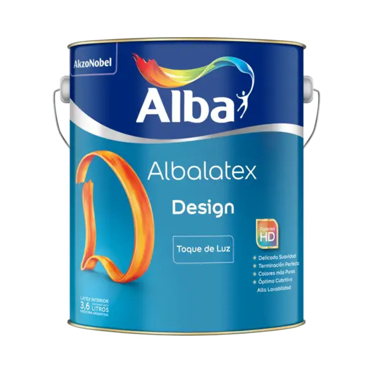 Albalatex Design latex interior toque de luz blanco 4 L