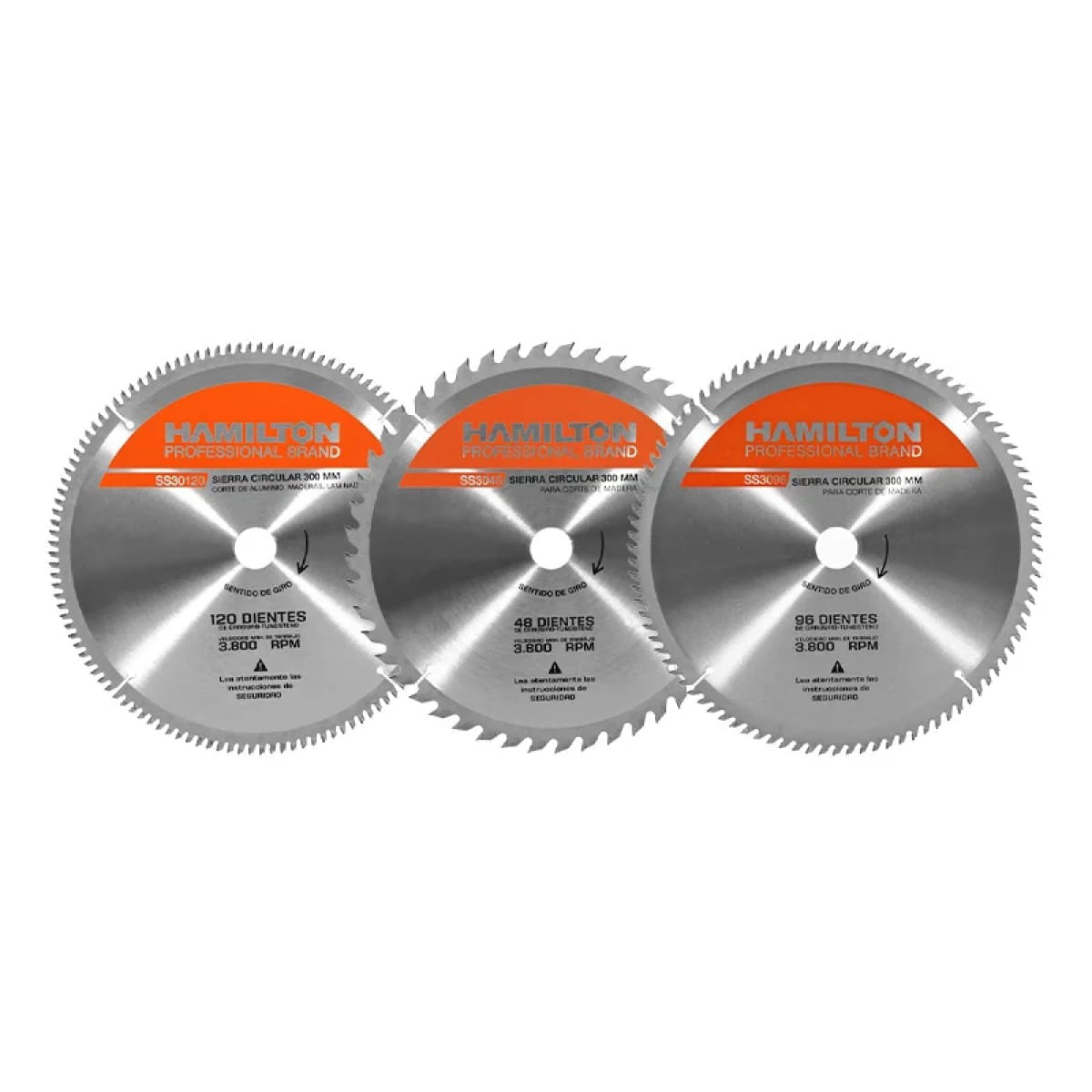 Sierra circular 120 dientes 300 mm SS30120