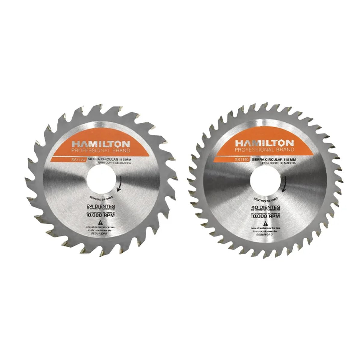 Sierra circular 24 dientes 115 mm SS1124