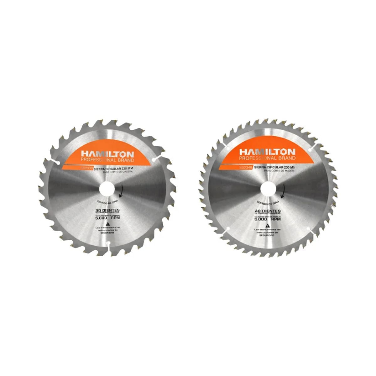 Sierra circular 48 dientes 230 mm SS2348