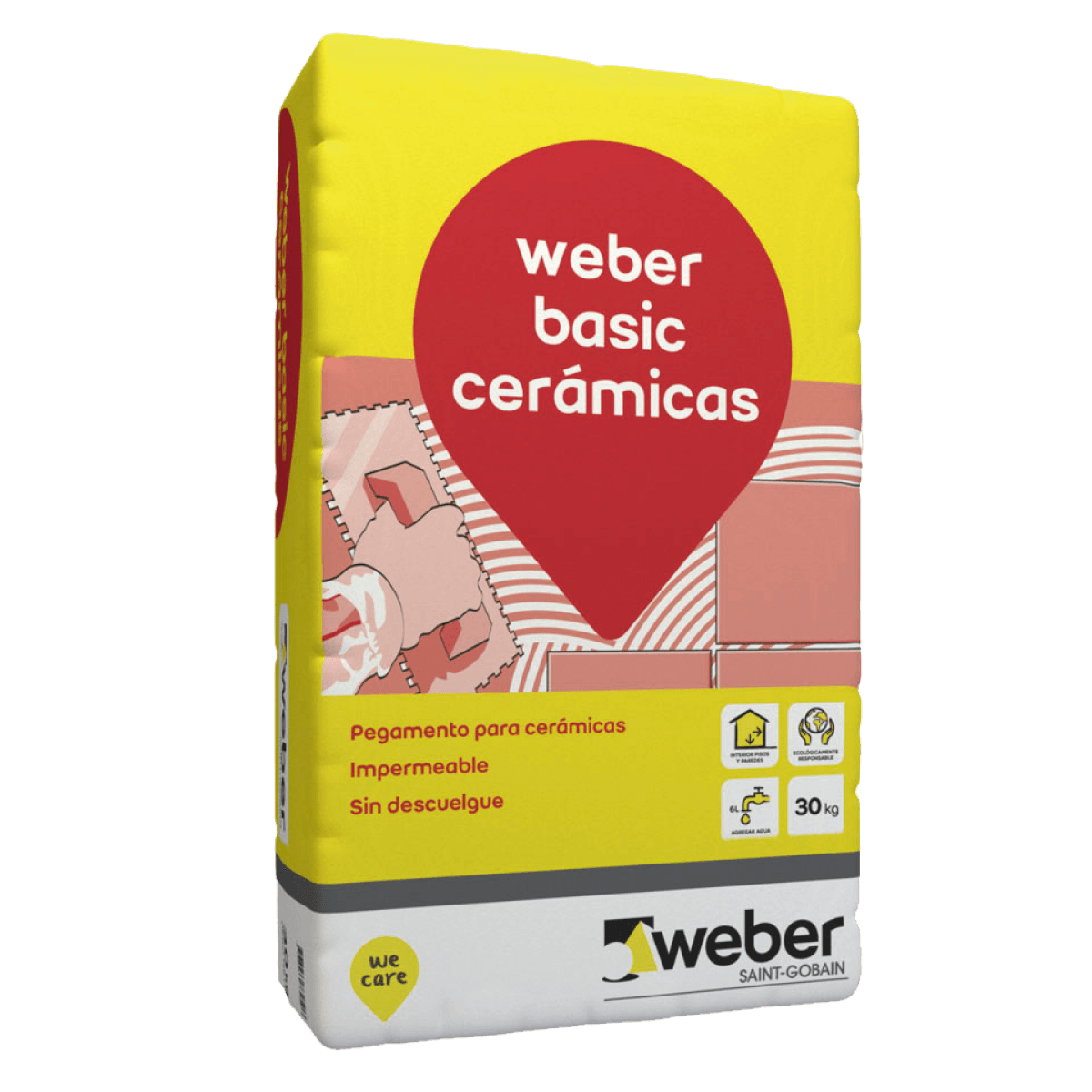 Weber Basic Ceramicas pegamento para cerámicas 25 kg
