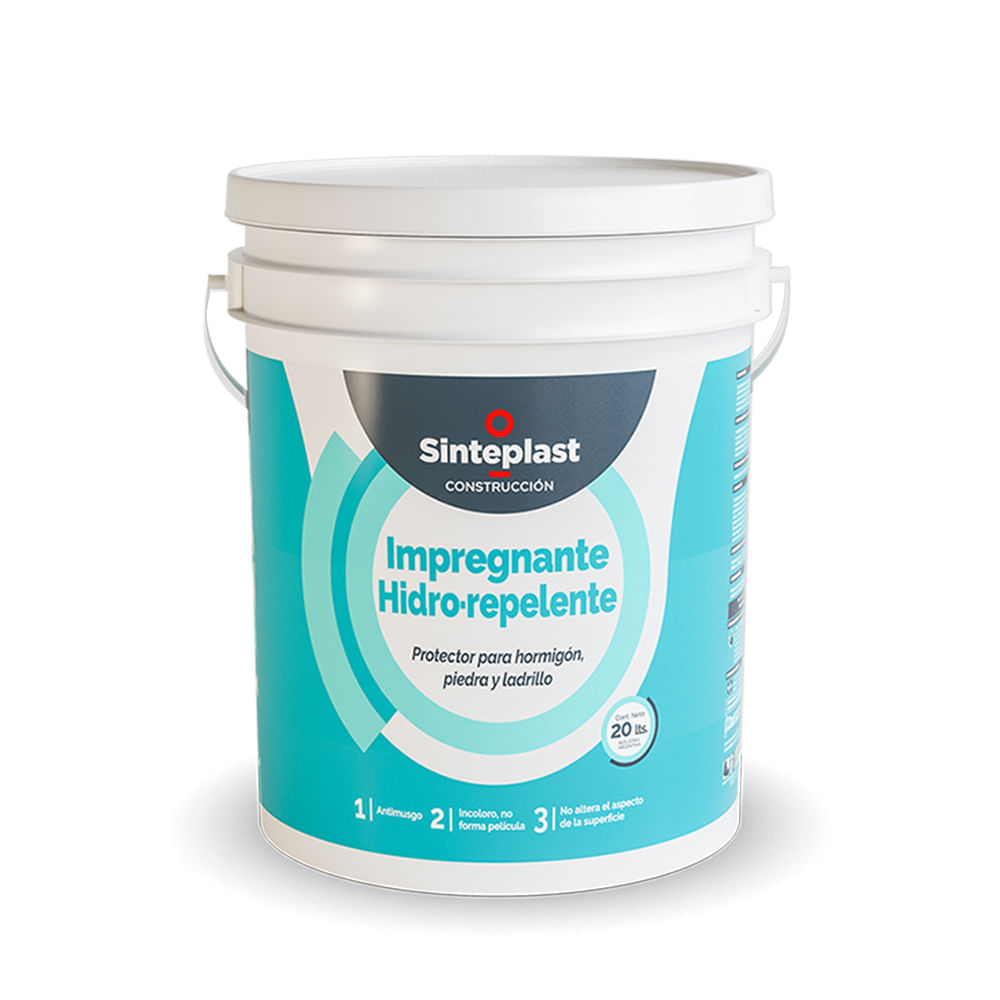 Impregnante hidro repelente protector incoloro 20 l