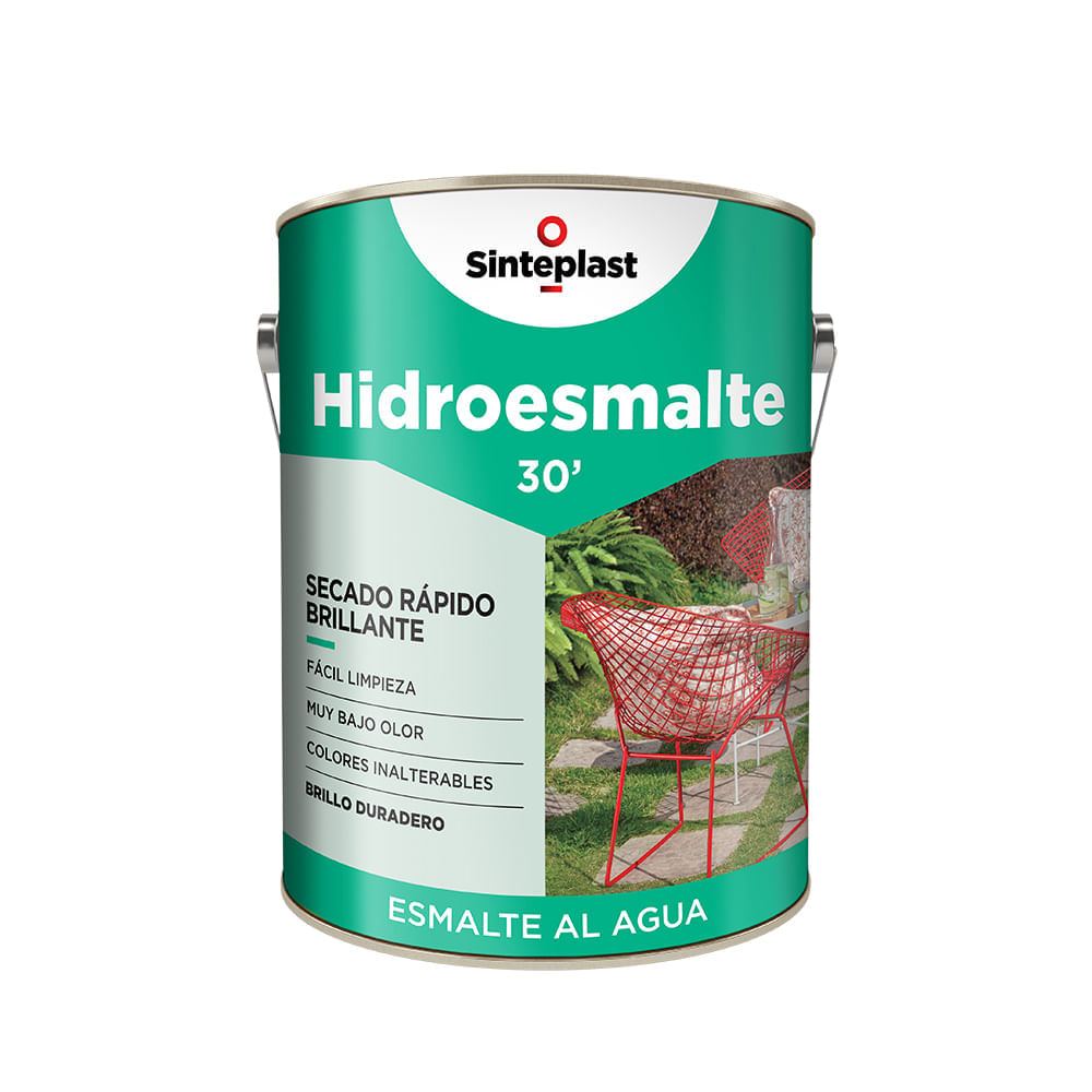 Hidroesmalte 30' secado rapido gris espacial 4 l