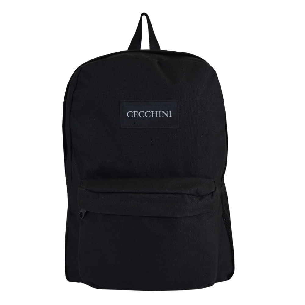 Mochila Cecchini 17Pulg Básica Con Bolsillo Escolar Amplia