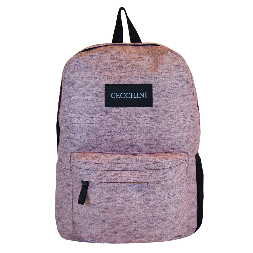 Mochila Cecchini 17Pulg Básica Con Bolsillo Escolar Amplia