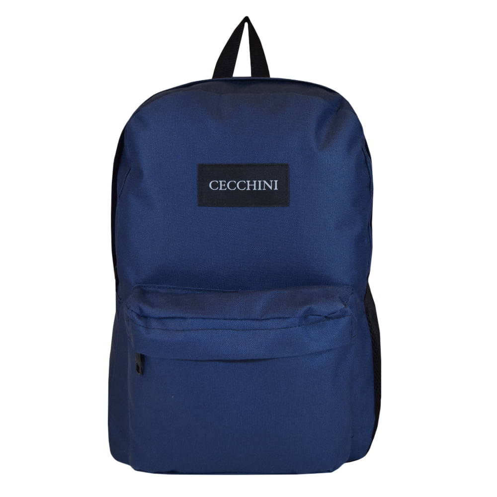 Mochila Cecchini 17Pulg Básica Con Bolsillo Escolar Amplia