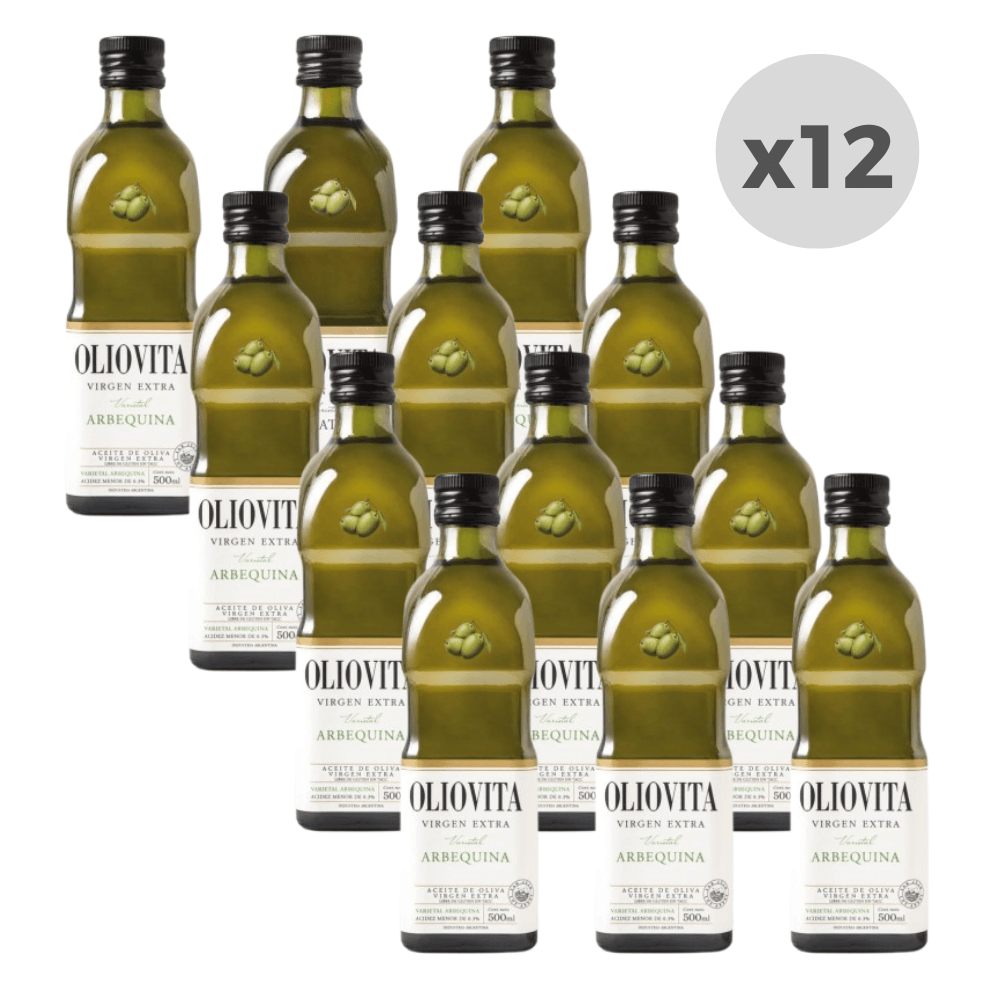 Aceite de Oliva Oliovita Arbequina Botella 500ml x12