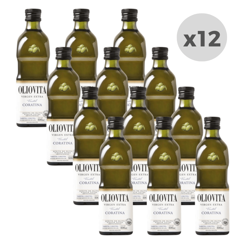 Aceite de Oliva Oliovita Coratina Botella 500ml x12