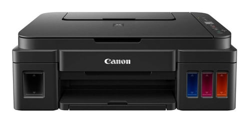 Impresora A Color Multifunción Canon Pixma G2110 Negra