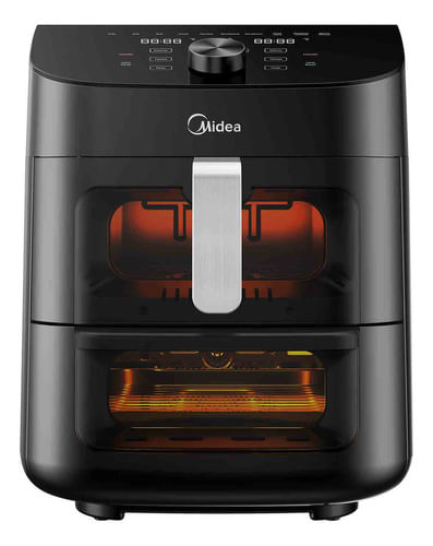 Freidora Sin Aceite Digital Midea Smart 2 Zonas 11 Lts.