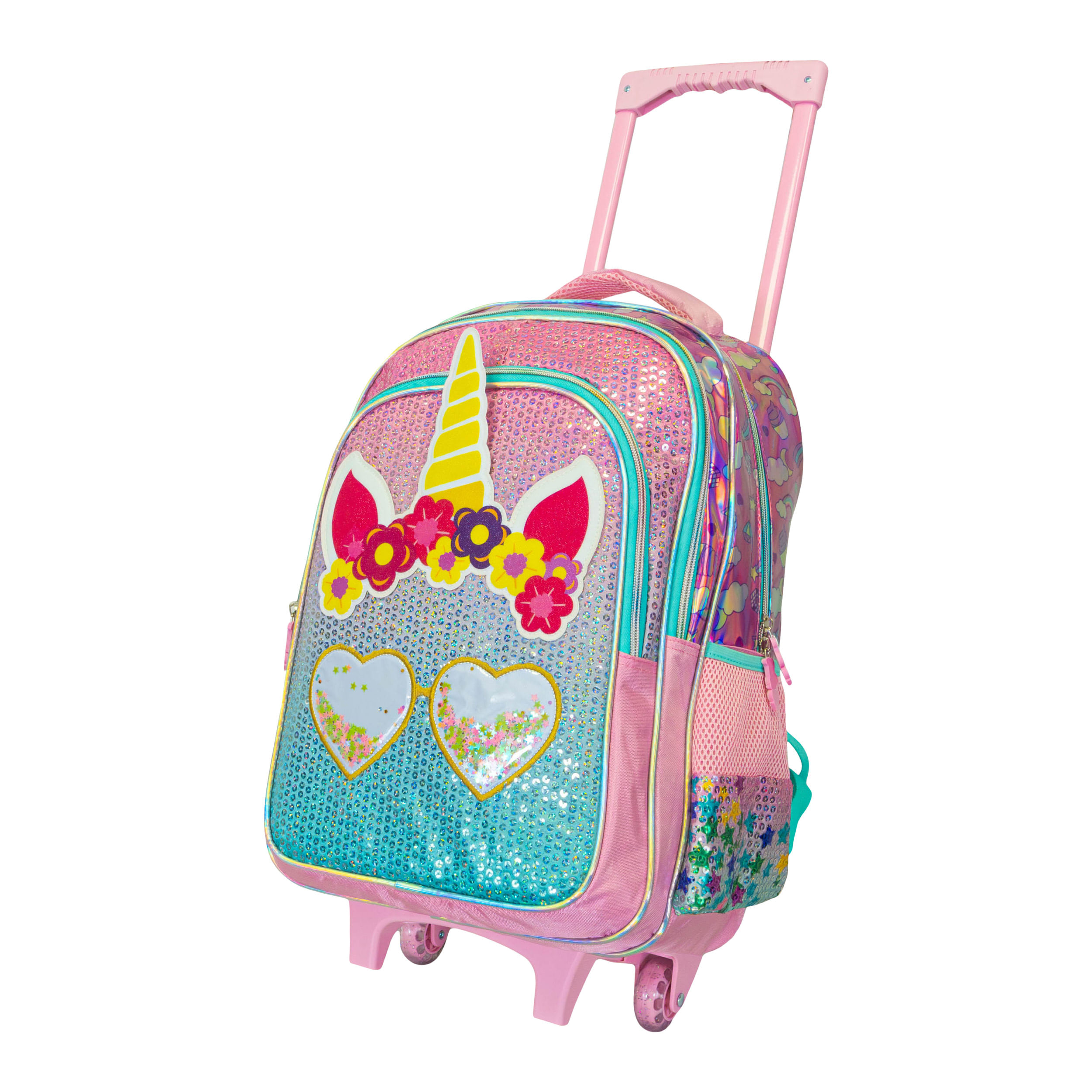 Mochila Kawaii Carrito Nena Niña Escolar Cool Unicorn  QD19