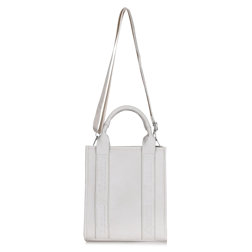 Cartera Shopper Chica Trendy Simil Cuero Clásica