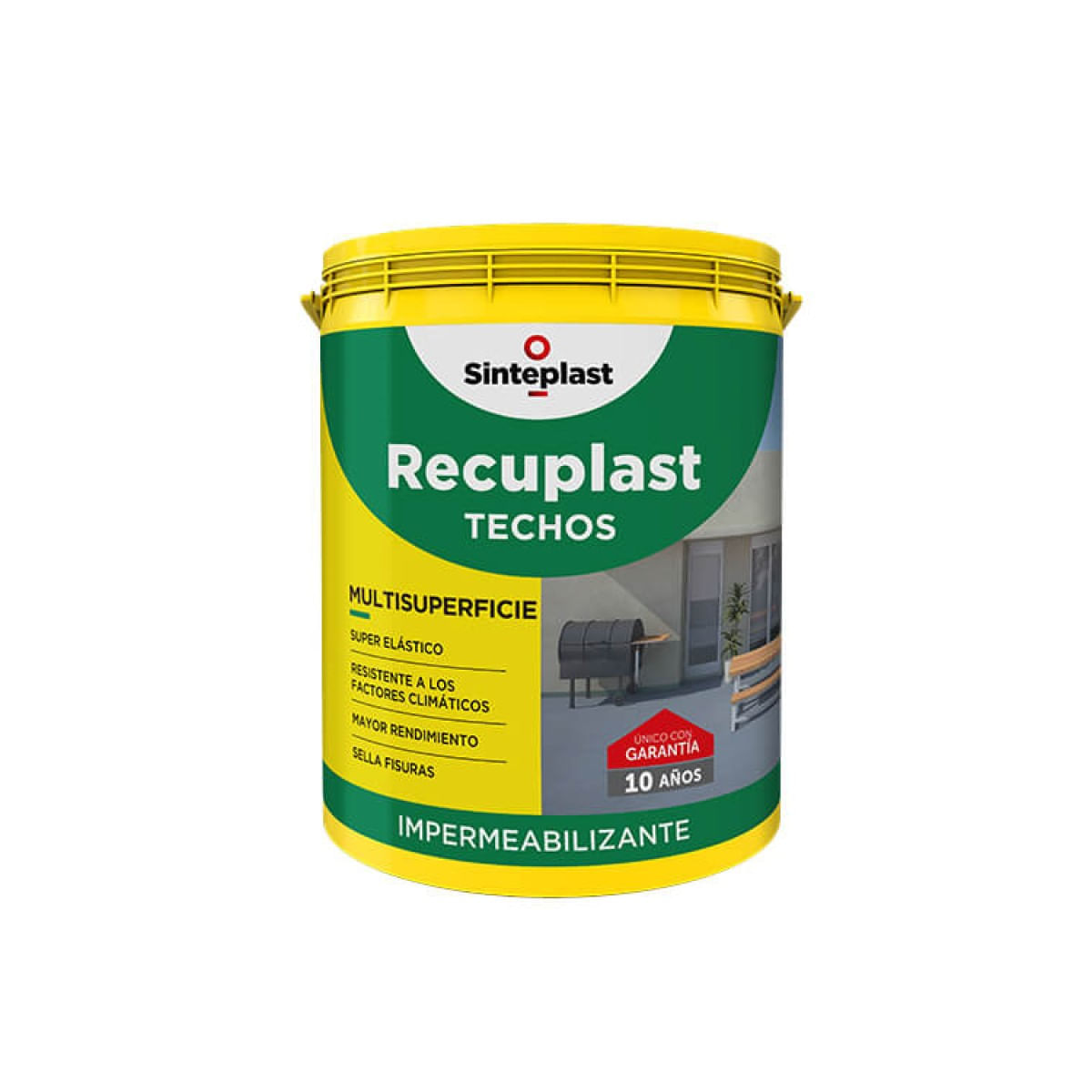 Recuplast impermeabilizante para techos teja 12 kg