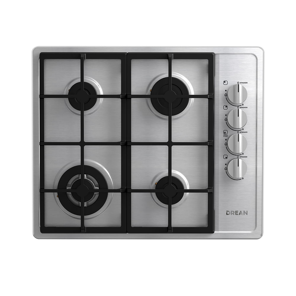 Anafe a Gas 60 cm Acero Inoxidable Drean AGDR60EIA1