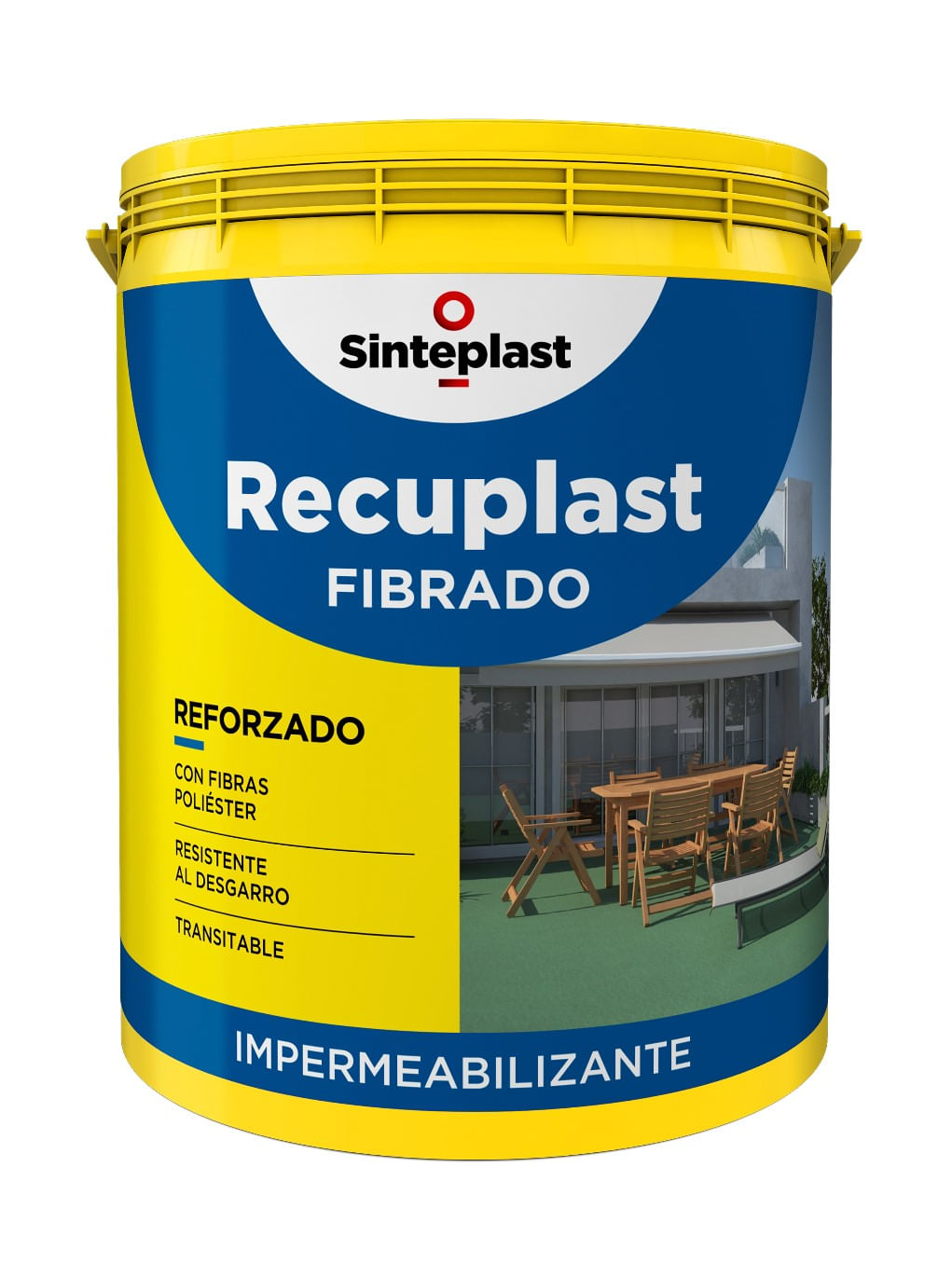 Recuplast Fibrado Impermeabilizante 20Kg Sinteplast Rex