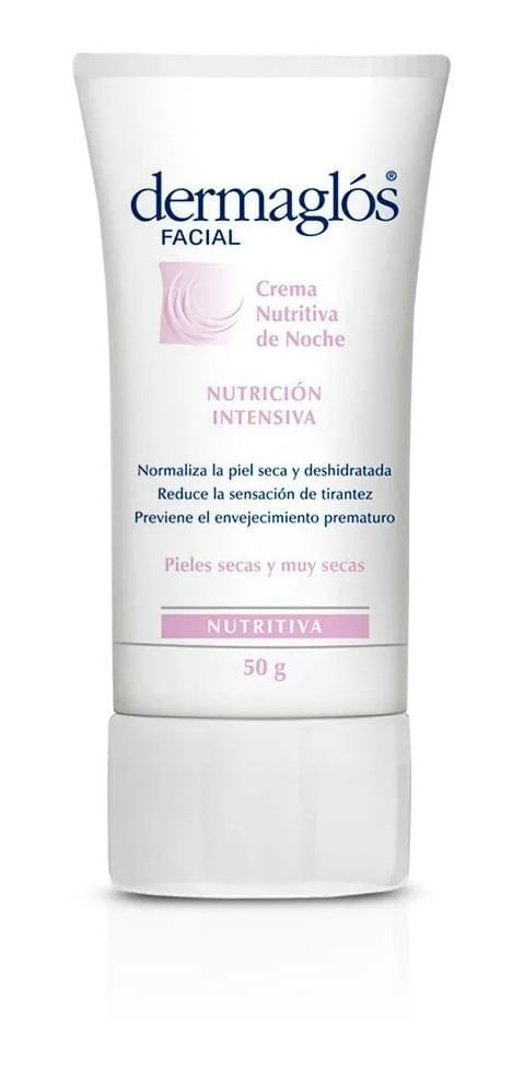 Dermaglos Crema Facial Nutritiva Noche Piel Seca 50grs