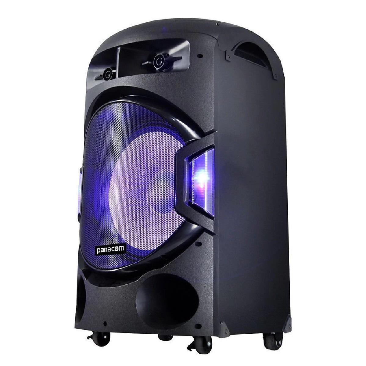 Parlante Panacom Sp1840Lzr Luz De Techo Bluetooth Usb Fm Sd Karaoke