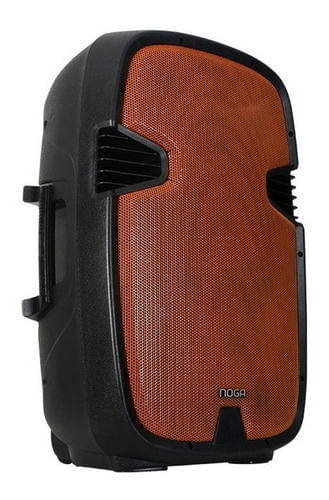 Parlante Portatil Bluetooth Noga Qx-23 Karaoke Usb naranja