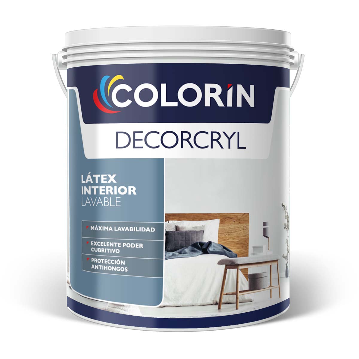 Latex Lavable Blanco Mate Decorcryl Antihongos 20 Lts - Rex