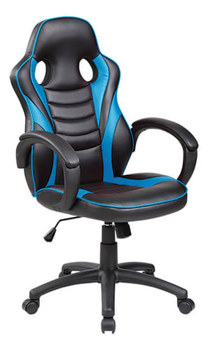 Sillon Gamer Onebox Ob-sg4a Negra/azul Erg/recl/ap.brazos