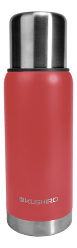 Termo Kushiro 750 Ml Acero Doble Capa 24hs 3/4 Litro Rojo