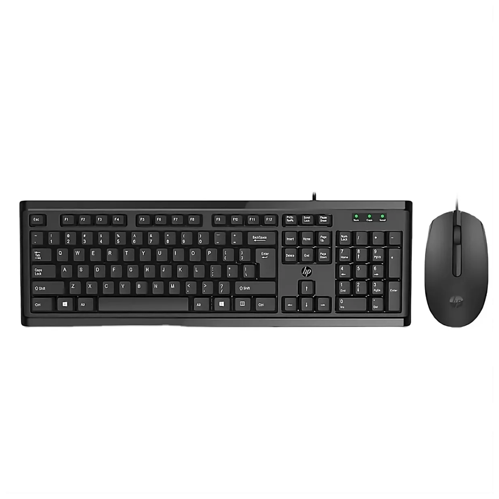 Combo Teclado + Mouse De Oficina Cableado USB HP KM10