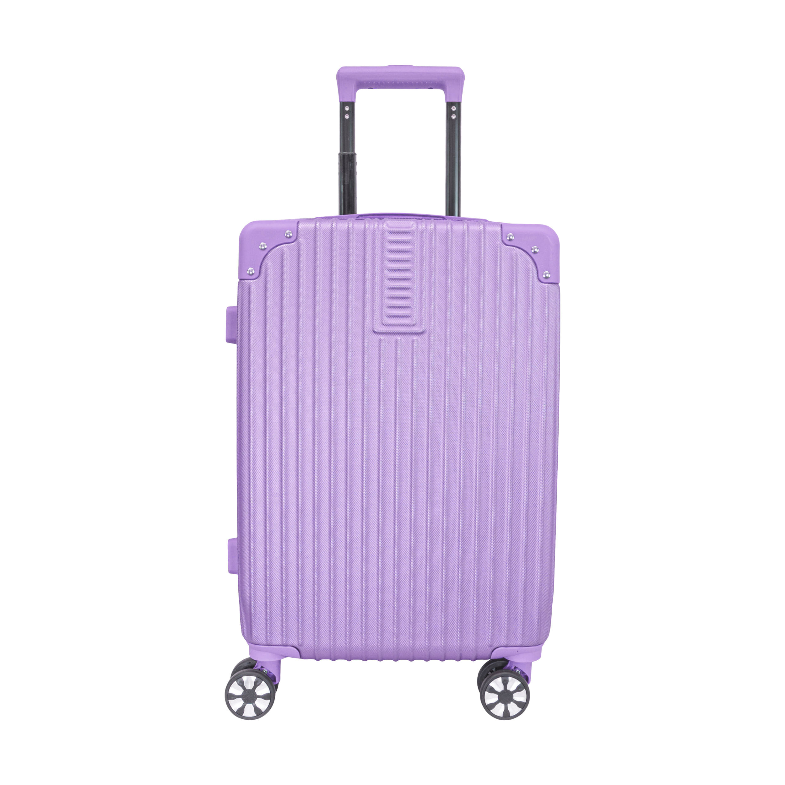 Valija Carry On 18" de mano Apto Cabina con candado Plástico ABS Lila