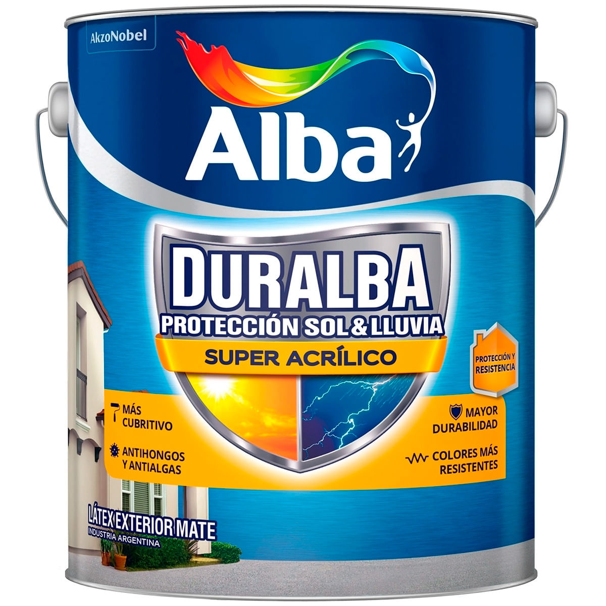 Látex Exterior Verde Musgo Duralba 20 Lt