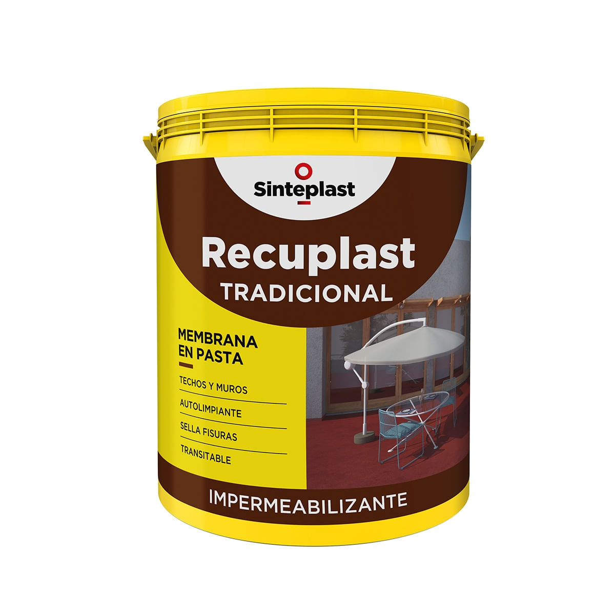 Membrana Pasta Recuplast Tradicional Blanco 20kg Sinteplast