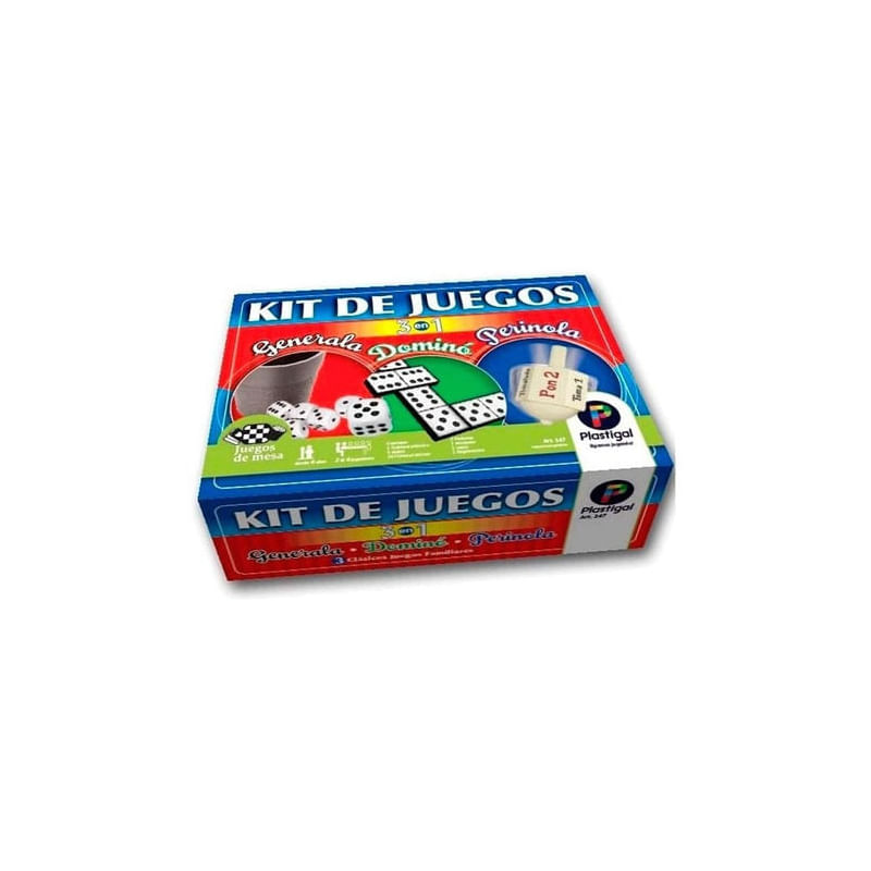 Kit De Juegos 3 En 1 Domino Generala Perinola 147