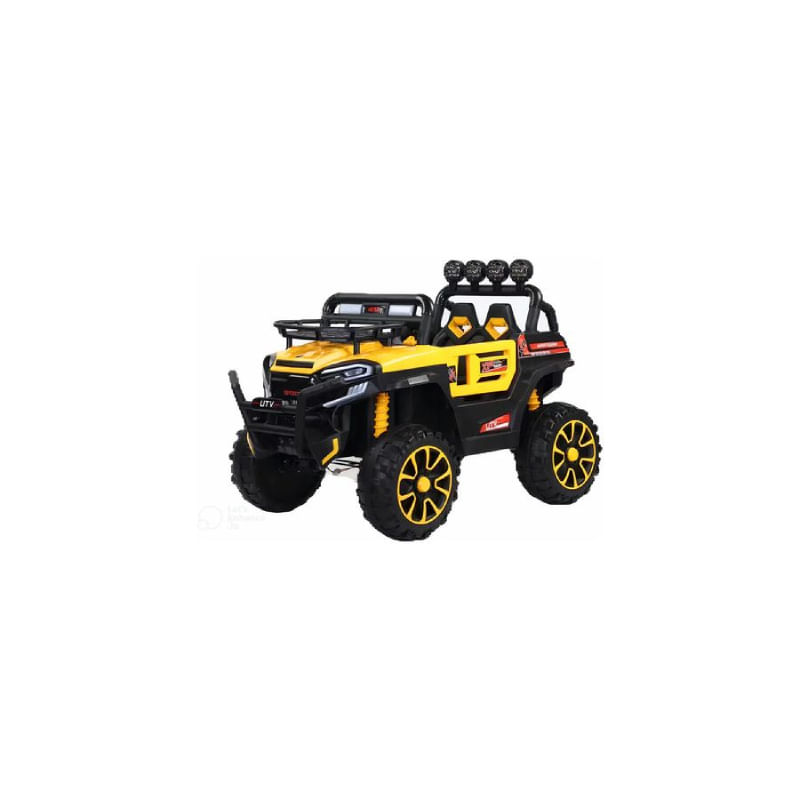 Camioneta A Bateria Jeep Todo Terreno Naranja Dlx-6188