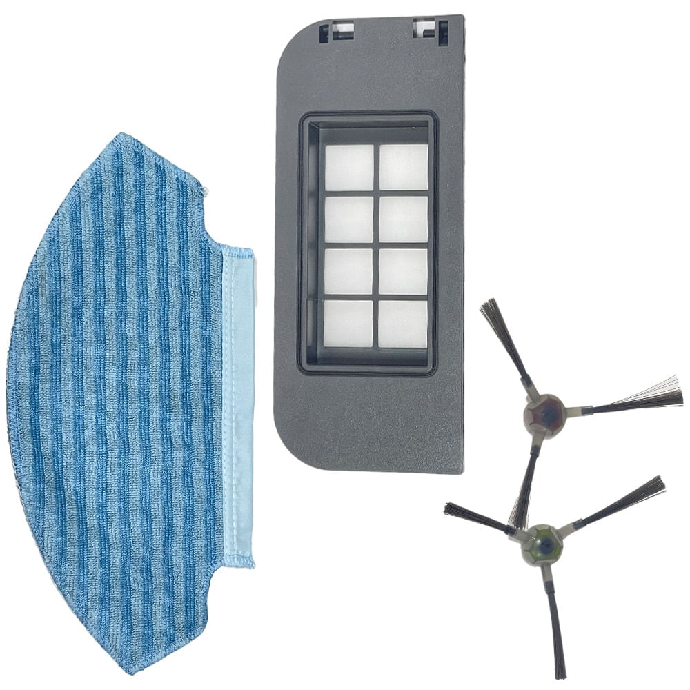 Kit Repuestos de Aspiradora Robot Gadnic ROB00507 Mopa Cepillo Filtro