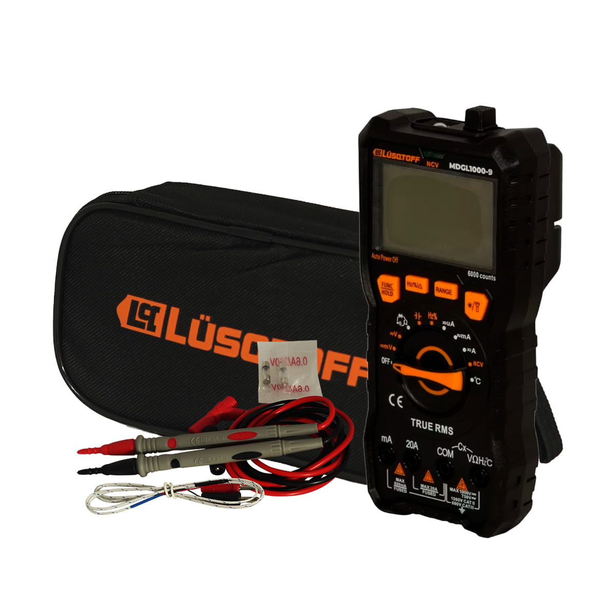 Tester Digital Profesional 1000V Lusqtoff MDGL1000-9
