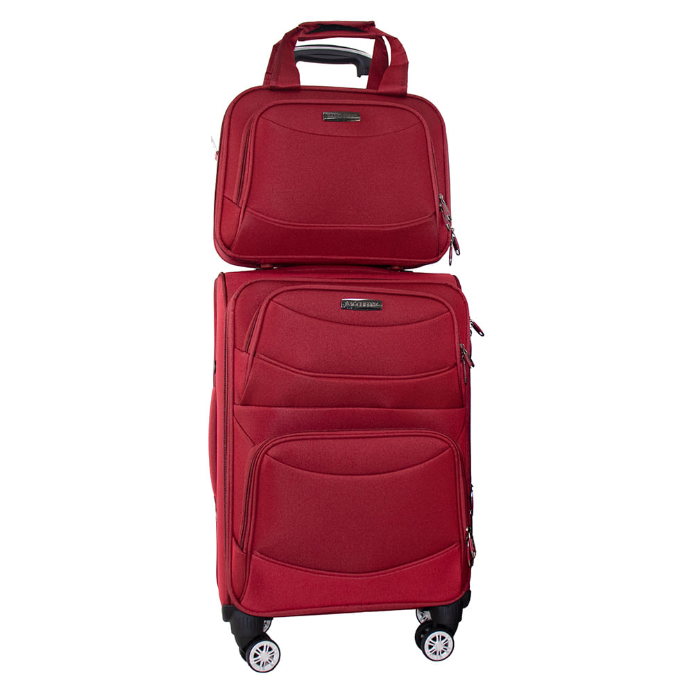 Set Bagcherry Valija Chica + Maletín Beauty Carry On Viajes Diseño