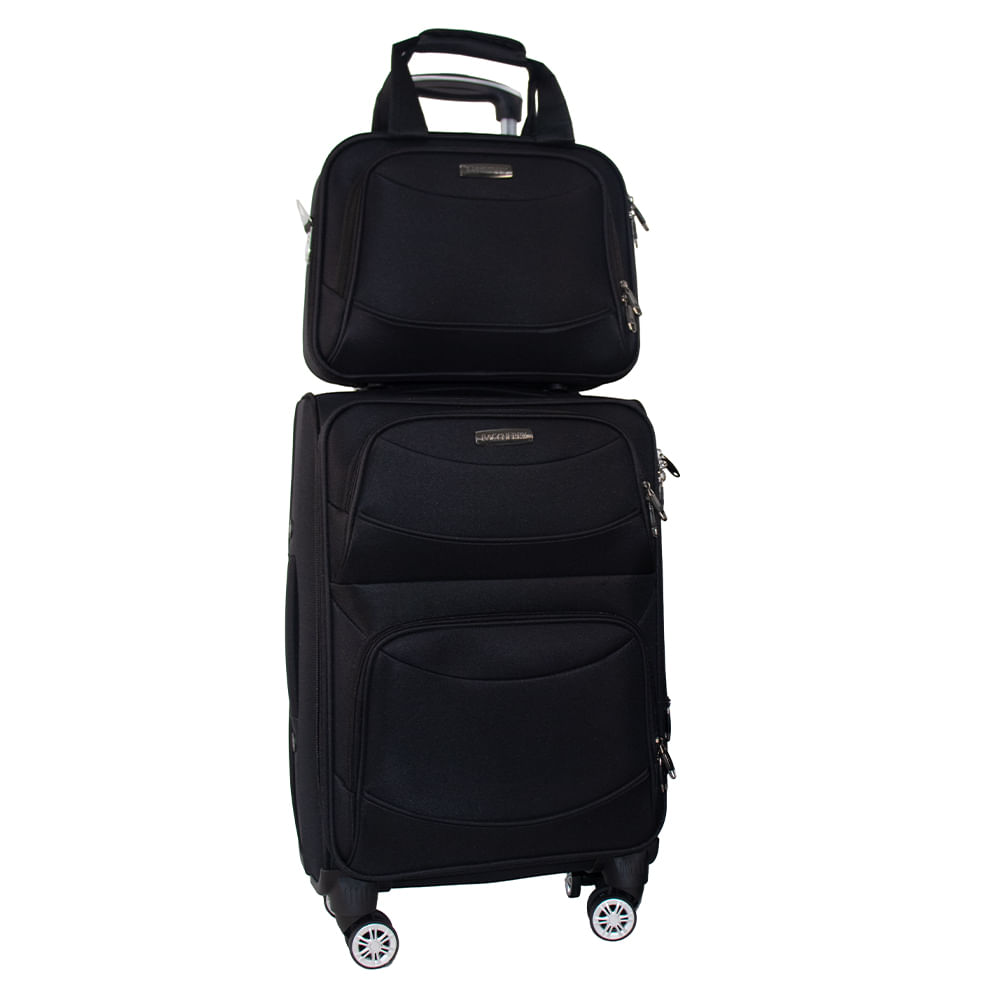 Set Bagcherry Valija Chica + Maletín Beauty Carry On Viajes Diseño